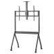 Maclean MC-114 TV Cart / Stand on Wheels, 55-100\", VESA 900x600, Black