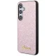 Guess Samsung Galaxy S24 Case Glitter Script, Pink