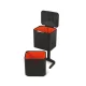 Joseph Joseph Totem Max 60L Waste & Recycling Bin, Black