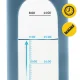 4FIZJO stiklinis vandens buteliukas 750 ml, mėlynas