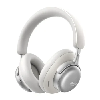 Belaidės ausinės QCY H6 Ultra su ANC, Bluetooth 6.0, baltos