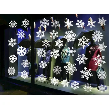 Christmas Window Stickers, Christmas Trees, 35x50 cm
