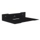 Maclean MC-122 Wall Shelf for Set-Top Box, Steel, 5kg, Black