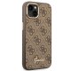 Guess GUHCP14SHG4SHW iPhone 14 6.1" brown/brown hard case 4G Vintage Gold Logo