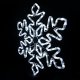 LED Snowflake Light Decoration 55 cm, Cold White