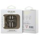 Guess AirPods 1 / 2 Case 4G Printed Stripes Charm, Brown