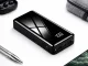 Power Bank 20 000 mAh, 4x USB, 2x LED Flashlight, Black