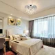 Glamour Crystal Ceiling Lamp ZD78A, Chrome