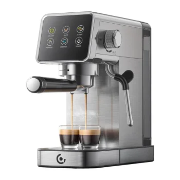 Pusiau automatinis espresso kavos aparatas AMZCHEF CE-AZ-EM1507-SV, 20 bar, 1350 W