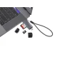 Conceptronic BIAN05G 2-in-1 Dual Plug Card Reader Grey