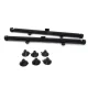 Iso Trade XTROBB Car Window Sunshades, 2 pcs, Black