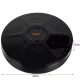 Intelligent 6 x 150 ml Chamber Food Dispenser Bowl Container-Dispenser for Dogs Cats, Black