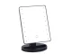 Large Cosmetic Mirror with 16 LED Illumination, Black