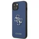 Guess Saffiano 4G Metal Logo Case for iPhone 13 mini, Blue