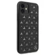Mercedes iPhone 11 / Xr Case Silver Stars Pattern, Black
