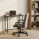 ModernHome Folding Computer Desk 80x45 cm, Black