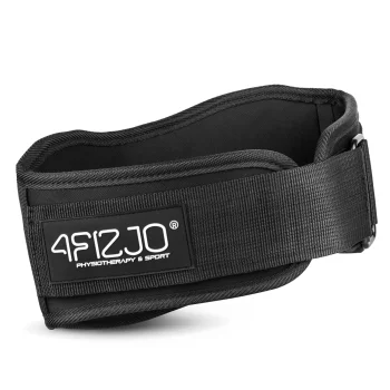4FIZJO EVA Weightlifting Belt for Gym Training, Size M, Black