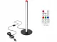 LED RGB Floor Lamp 50cm with Remote Control, Black