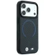 BMW M Kevlar Blue Print Ring Metal Logo MagSafe Case for iPhone 18 Pro / 17 Pro - Black