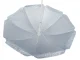 Folding Beach and Garden Umbrella with UV Filter, 170 cm