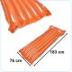 BESTWAY 44013 Piepūšams Vienvietīgs Peldēšanas Ūdens Matracis Oranžs, 183 cm | Inflatable Floating Single...