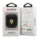 Ferrari On Track Leather AirPods Cover, Black