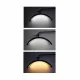 LED Half Moon Lamp 40W for Estheticians and Lash Techs, Black