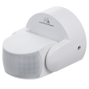 Maclean PIR Motion Sensor, IP65, 12m, White