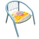 Children’s Metal Chair with Soft Seat, Ergonomic, for Ages 1–4