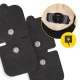 4Fizjo Combo LITE Gel Electrodes for Electrostimulation, 2 pcs, Black