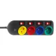 Maclean MCE508 B Power Strip, 4 Outlets, USB-A/C, 1.5m, Black