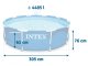 Intex 28202 Frame Pool with Pump and Accessories, 305 x 76 cm