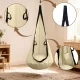 Neo-Sport Children\'s Hanging Cocoon Swing Chair, Beige