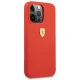 Ferrari Silicone Hardcase for iPhone 13 Pro Max, Red
