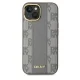 DKNY iPhone 15 Case Leather Checkered Mono Pattern MagSafe, Beige