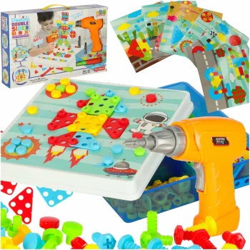 Screwdriver Building Block Set in Suitcase, 261 Pieces