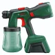 Cordless Paint Sprayer Bosch AdvancedSpray 18V-500 (1x 4.0 Ah Battery, Charger)