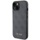 Apple iPhone 15 6.1\'\' Guess 4G Metal Gold Logo Case Cover, Grey | Чехол Кейс Бампер Обложка...