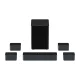 Ultimea Poseidon D80 BOOM 7.1 Dolby Atmos Soundbar with Subwoofer