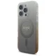 Guess iPhone 16 Pro Case IML Glitter Gradient MagSafe, Brown