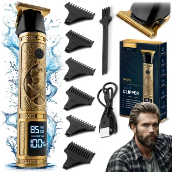 Berdsen BD-261 Barber Master Hair and Beard Clipper, Gold