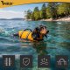 Purlov Dog Life Jacket, Size M, Yellow