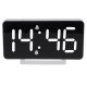 GreenBlue GB383 Alarm Clock with Thermometer, Black