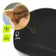 TSUNAMI TEXTURE Women\'s Silicone Swim Cap, Black