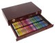 Kid\'s Painting Drawing Set in a Wooden Case (pencils, paint, brushes, etc.)