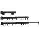 Folding Wall-Mounted Clothes Drying Rack, 90cm, Black