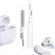 Compact 3-in-1 Earphone Cleaner, White