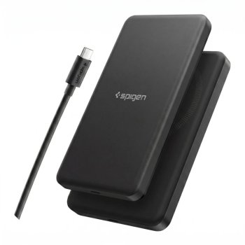 Spigen Essential EA2205MQ 5000mAh 22.5W Qi2 Power Bank, Black