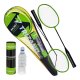 Trizand Badminton Set with Cover, 9 Pieces