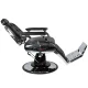 Gabbiano Pietro Barber Chair, Black